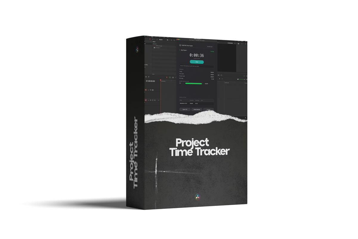 CINETON Time Tracker für DaVinci Resolve