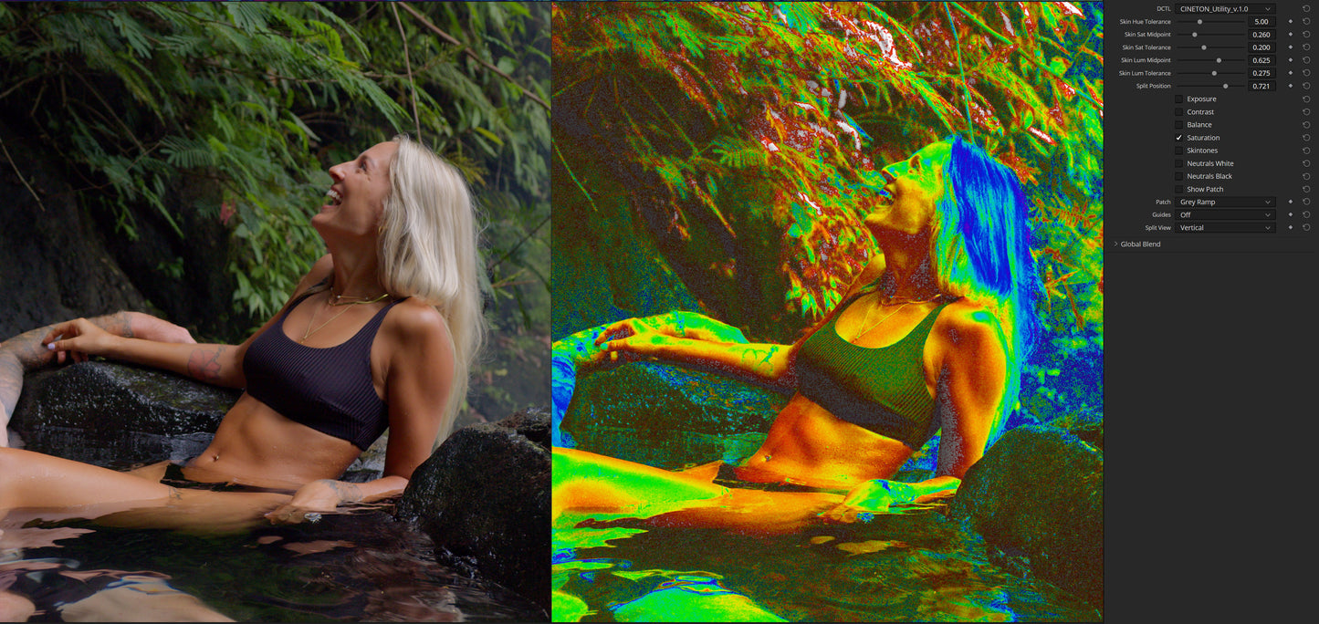 CINETON Utility - Color Grading Analysis DCTL