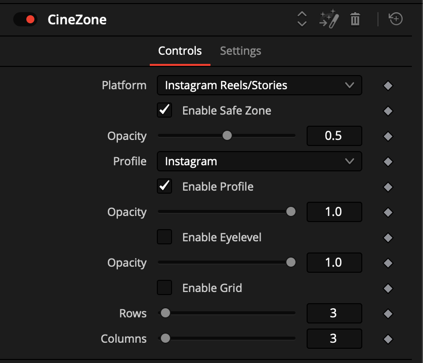 CineZone – Safe-Zone Overlay für Social Media