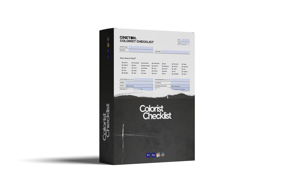 Colorist Checklist – CINETON Studio
