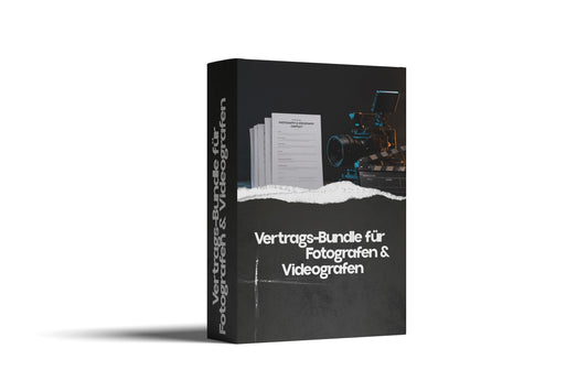 Vertrags-Bundle für Fotografen & Videografen
